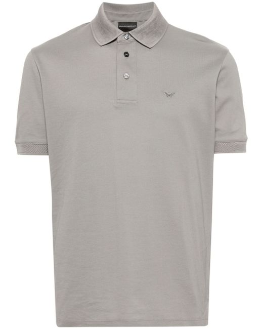 Emporio Armani Logo Cotton Polo Shirt