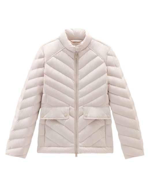 Woolrich Chevron Quilted Short Jacket