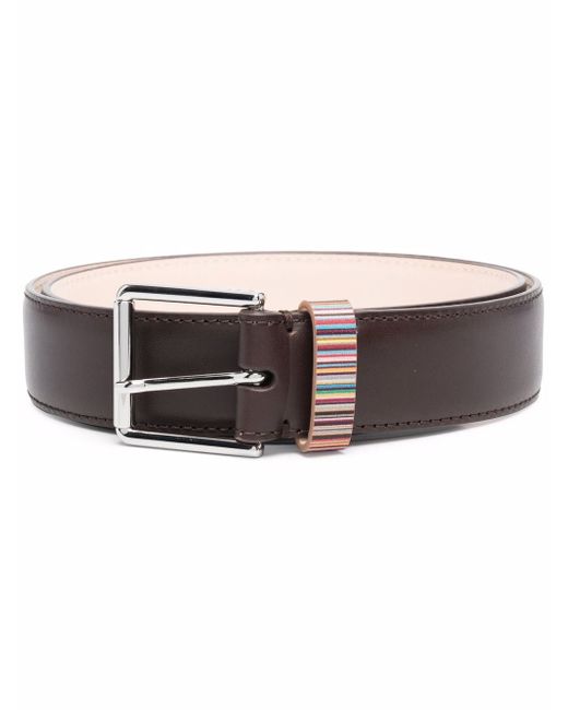 Paul Smith Signature Stripe Leather Belt
