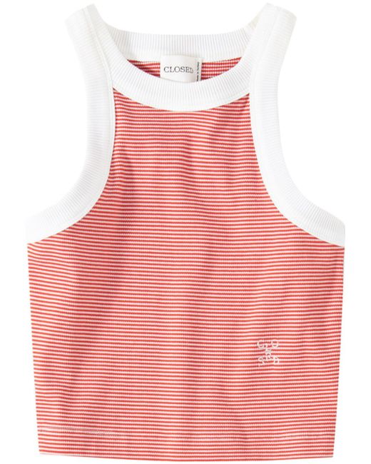 Closed Organic Cotton Cropped Tank Top