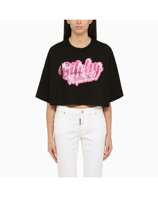 Dsquared2 oversize T-shirt with print
