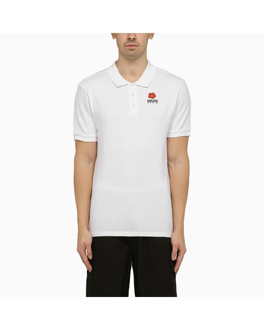 Kenzo short-sleeved polo shirt with logo
