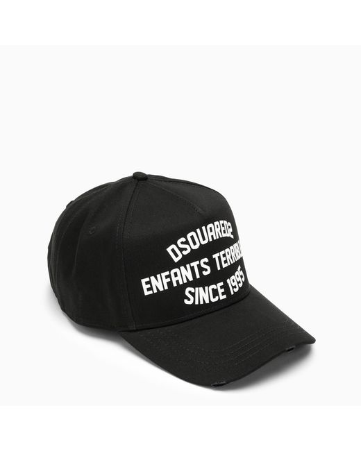 Dsquared2 visor hat with logo inscription