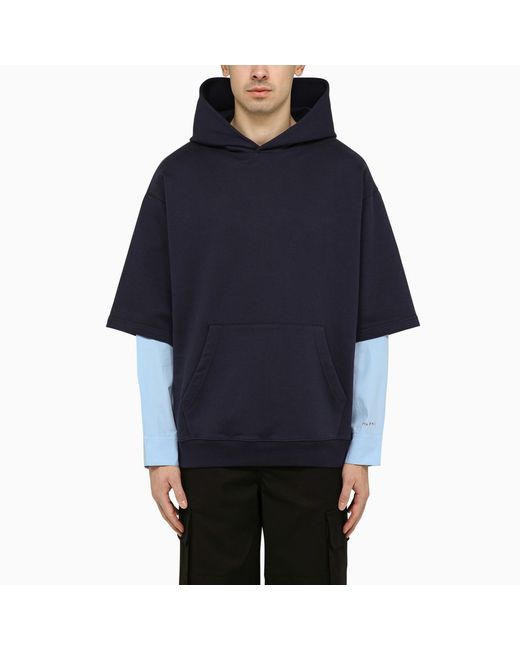 Marni layered-design hoodie