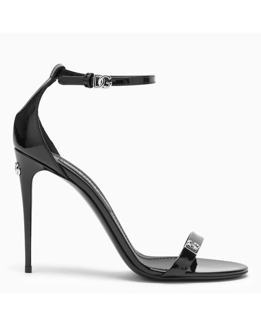 Dolce & Gabbana High patent sandal with logo