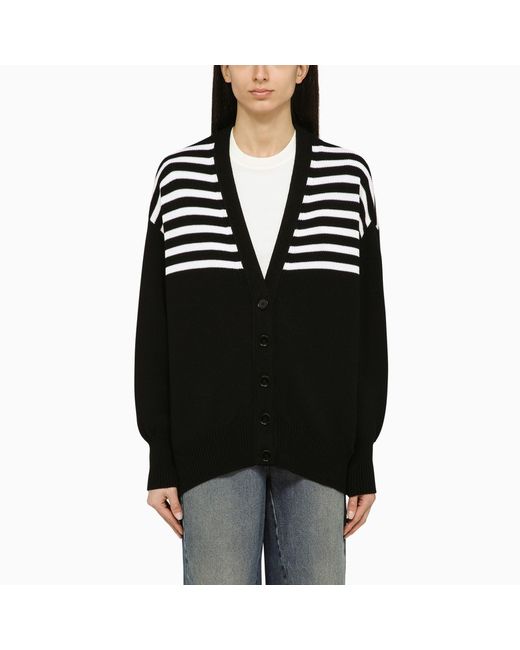 Givenchy striped wool-blend cardigan