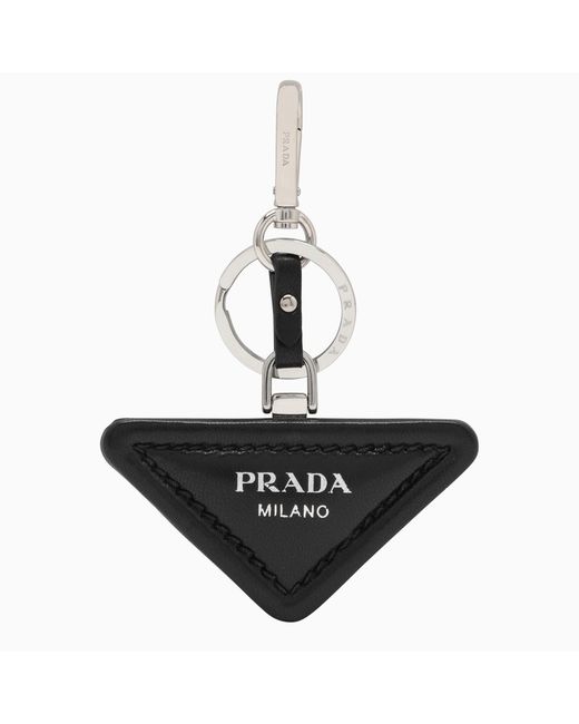 Prada key ring with logo