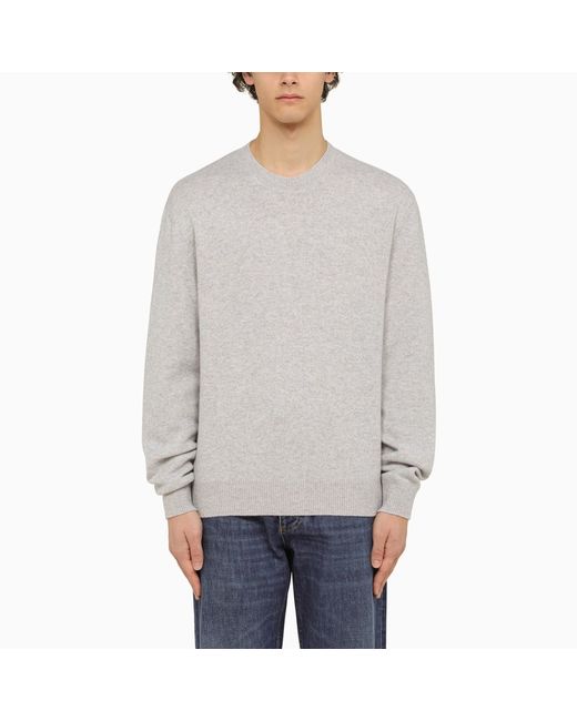 Bottega Veneta Grey crew-neck sweater