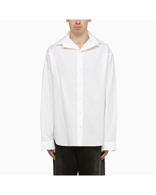 Balenciaga Kick collar oversize shirt