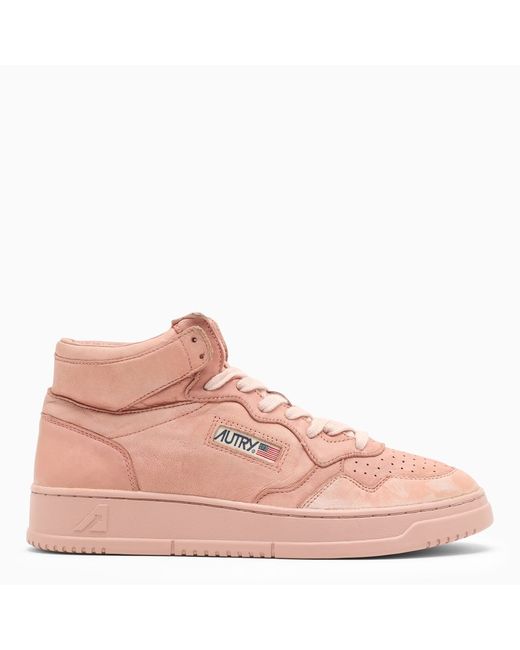 Autry Medalist Mid sneakers peach suede