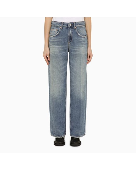 Department 5 Straight washed effect jeans