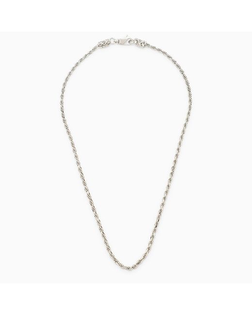 Emanuele Bicocchi 925 sterling rope chain necklace