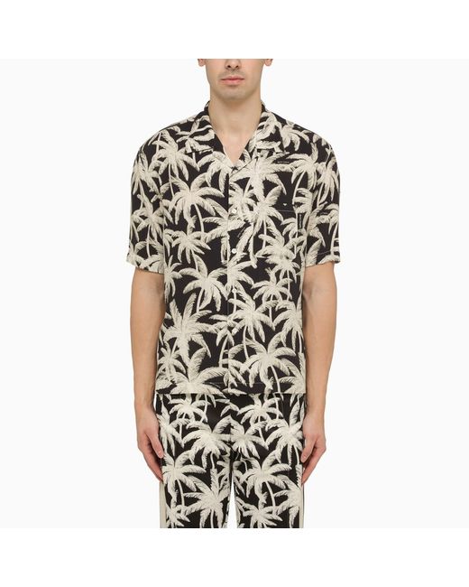 Palm Angels Bowling shirt with Palm print
