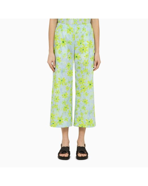 Marni /green cropped trousers