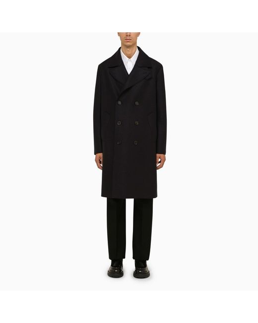 Harris Wharf London Double-breasted navy coat
