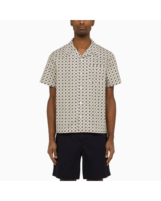 A.P.C. Short-sleeved patterned shirt