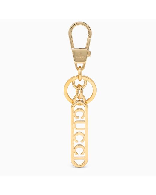 Gucci key ring with logo