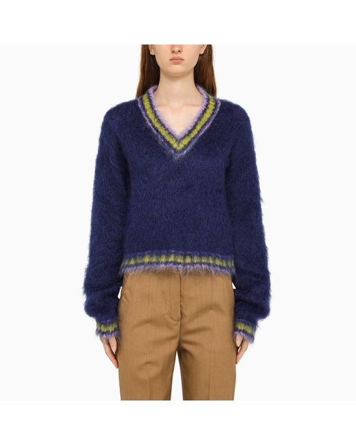 Marni Royal mohair sweater