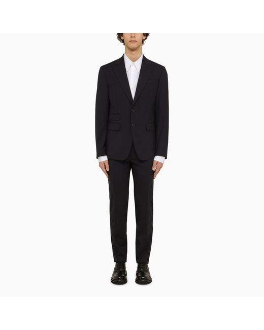Dsquared2 Navy single-breasted suit