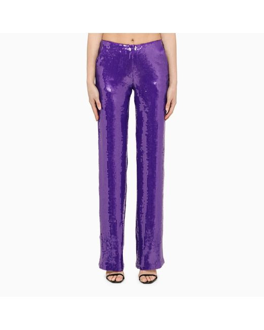 Laquan Smith trousers with sequins