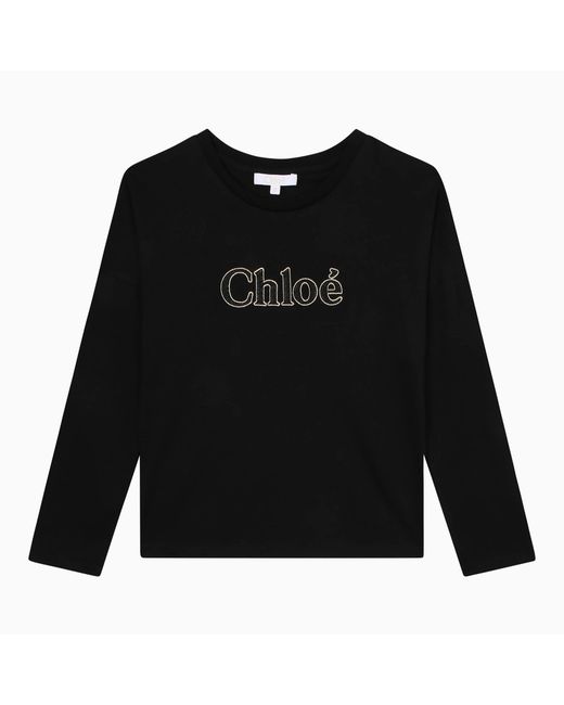 Chloé crew-neck T-shirt with logo