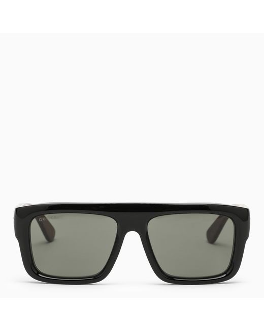 Gucci Rectangular tortoiseshell sunglasses