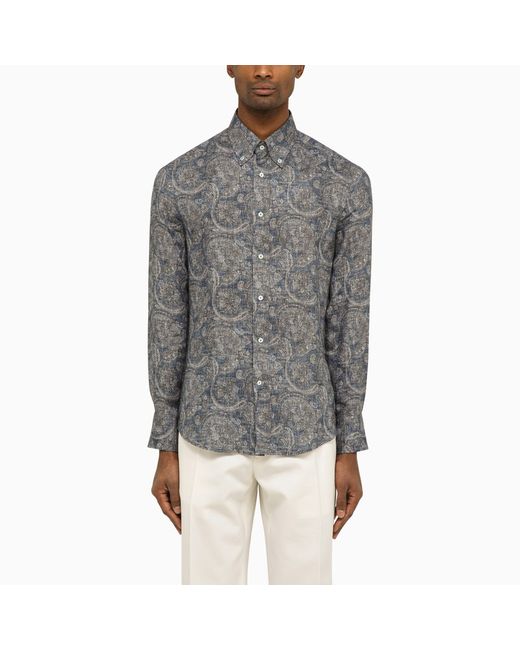 Brunello Cucinelli shirt with Paisley print