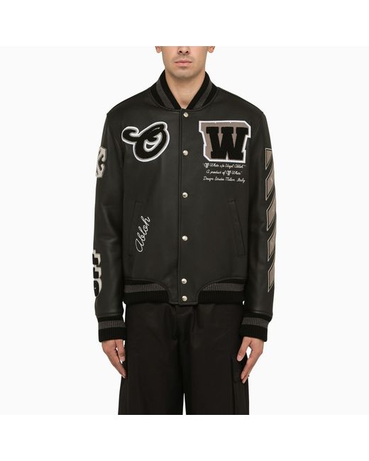 Off-White bomber jacket with patches
