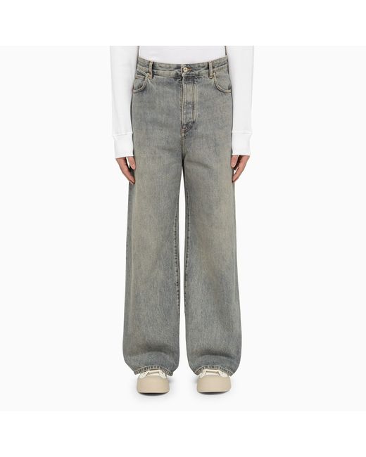 Loewe washed wide-leg jeans