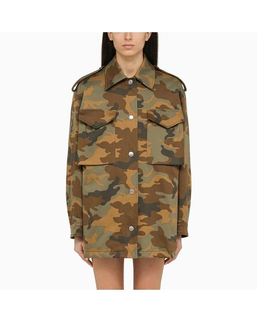 Prada military print jacket