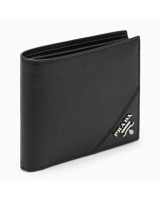 Prada horizontal wallet with logo