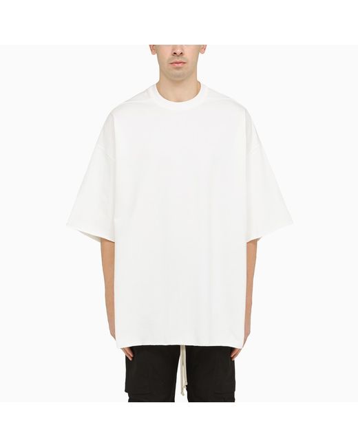 Rick Owens Tommy T white oversize T-shirt