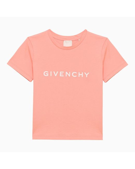 Givenchy Apricot-coloured T-shirt with logo