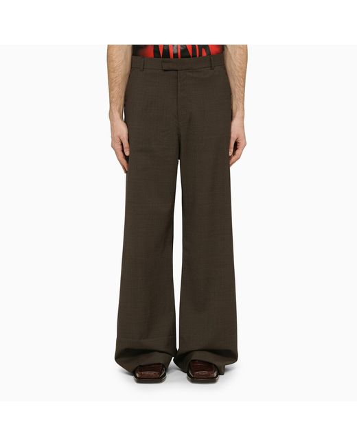 Martine Rose Trousers with houndstooth pattern