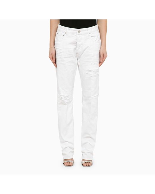 Dsquared2 trousers with wear