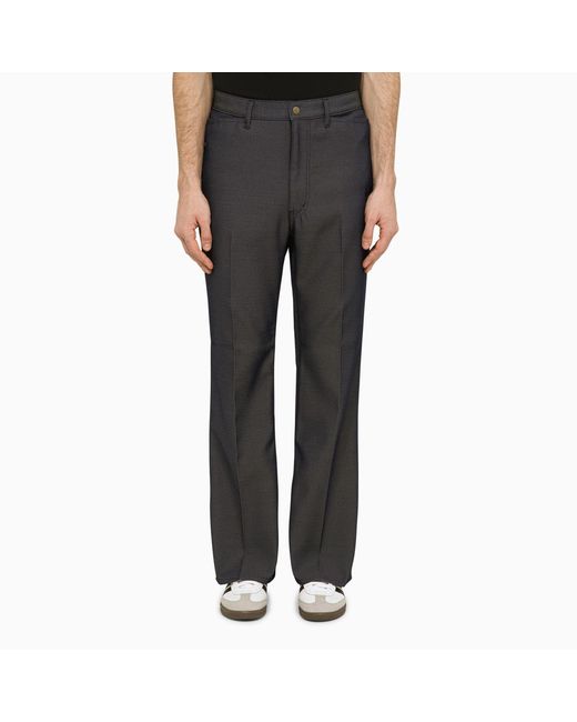 Needles Straight twill navy trousers