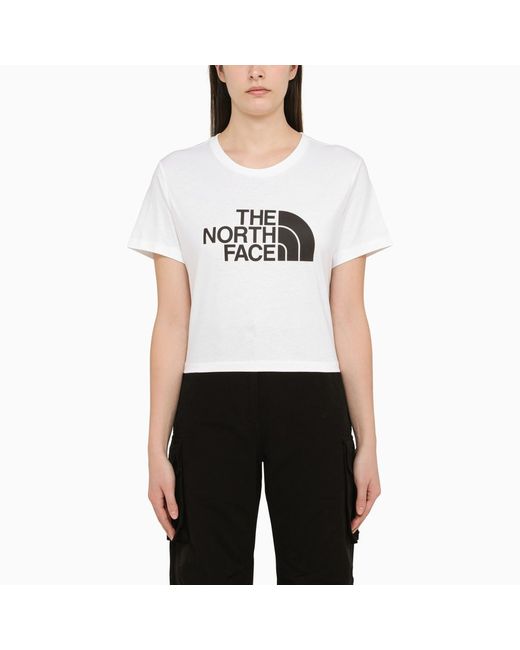 The North Face cropped T-shirt with logo