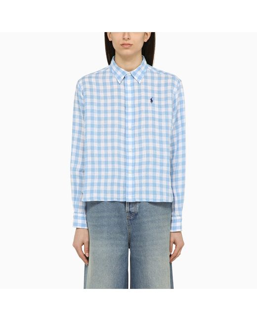 Polo Ralph Lauren White/blue checked shirt