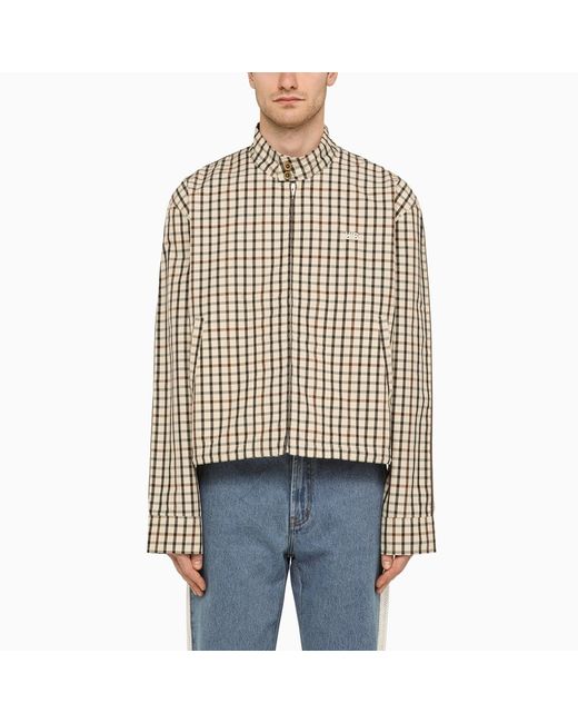 Wales Bonner Light jacket with checked pattern