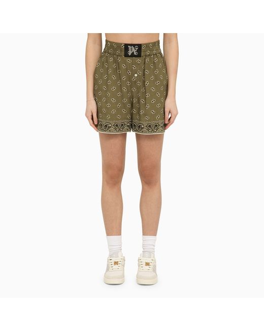 Palm Angels Boxer shorts with military print
