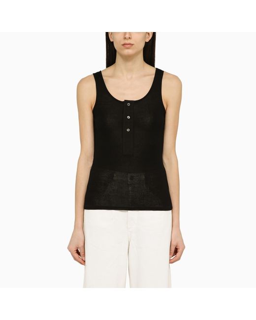 AMI Alexandre Mattiussi tank top with buttons