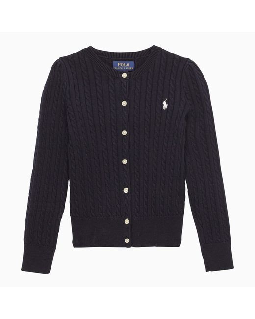 Polo Ralph Lauren Navy cable-knit cardigan