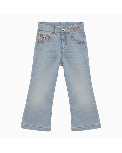 Chloé Washed-effect jeans