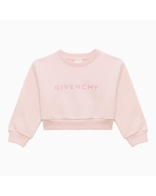Givenchy blend cropped sweatshirt with logo