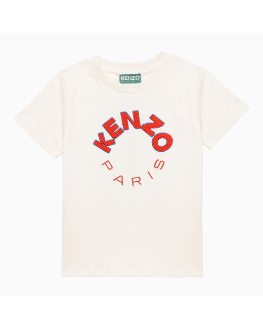 Kenzo Ivory T-shirt with logo