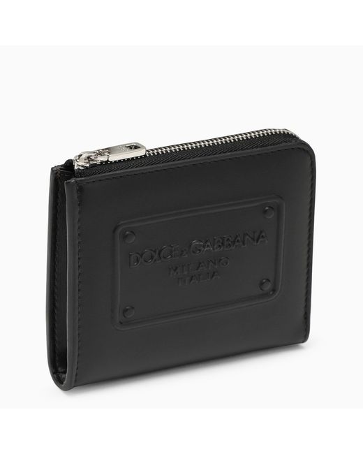 Dolce & Gabbana card holder with logoed plaque