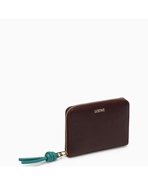Loewe Knot compact zipped wallet
