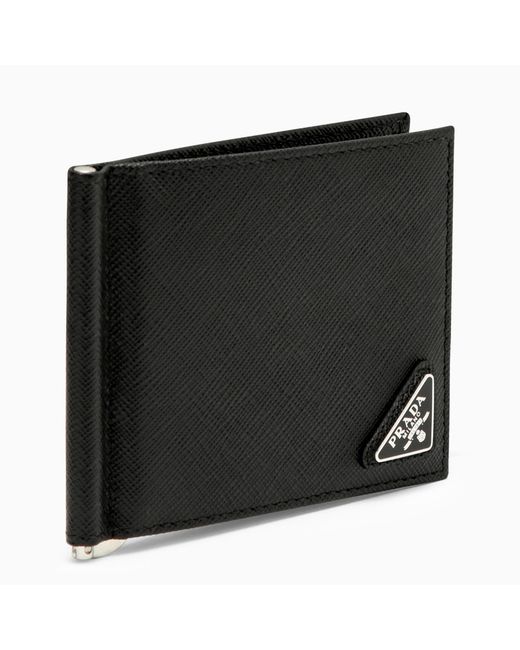 Prada Black billfold wallet