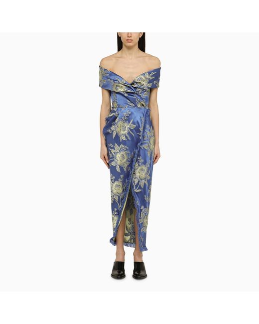Etro Silk-blend cocktail dress with draping