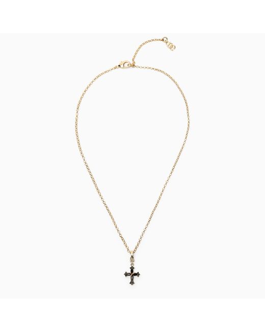 Dolce & Gabbana Thin chain necklace with cross